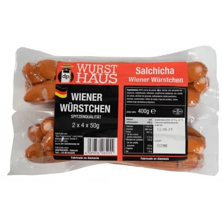 Salchicha Wiener Würstchen 2x4x50g