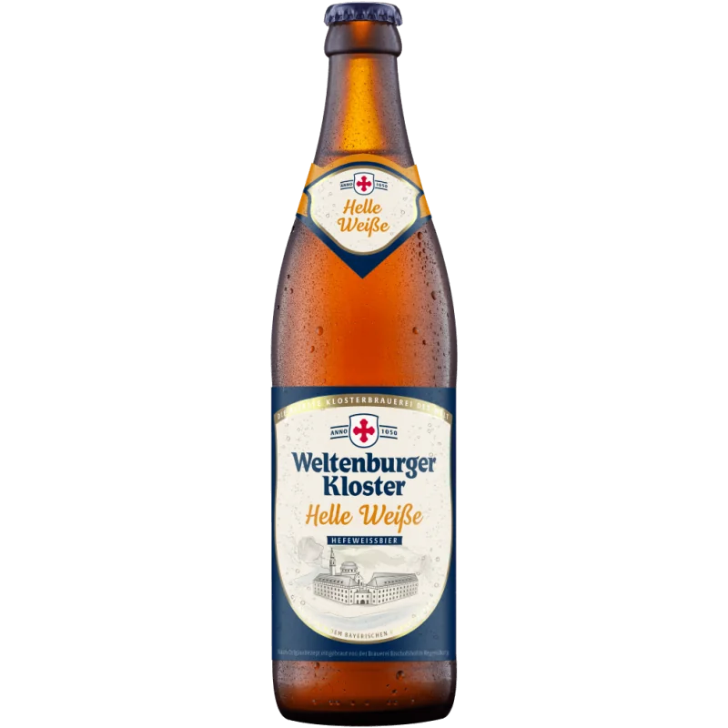 Cerveza trigo Helle Weiße WELTENBURGER Weissbier
