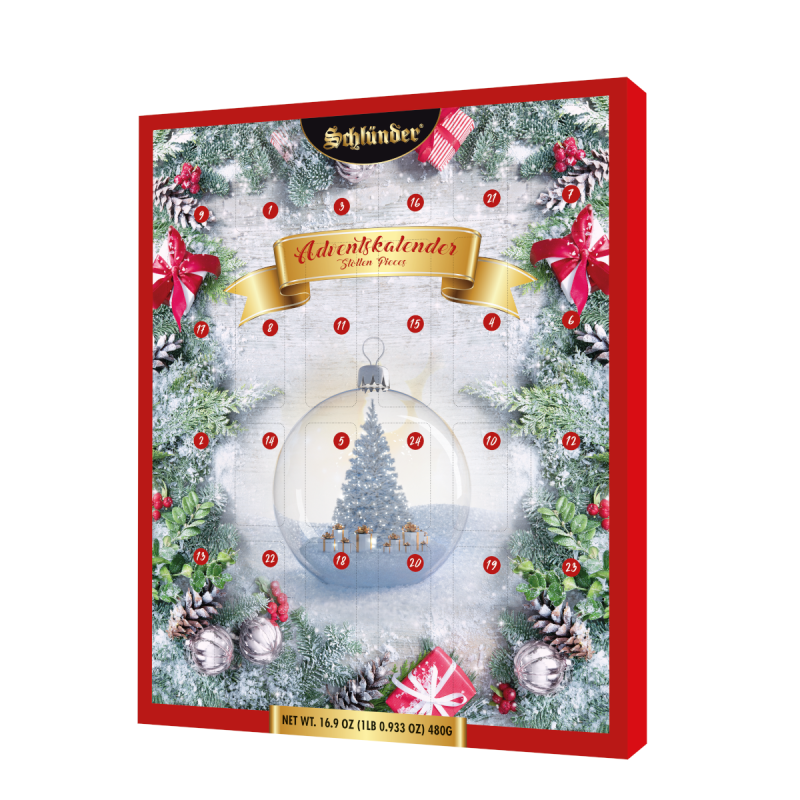 Calendario de adviento Schlünder - Bizcochos de Stollen 480g