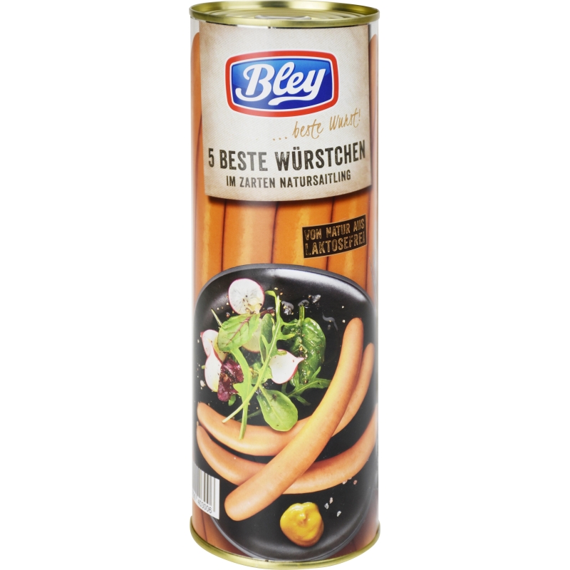 Salchichas Wiener Würstchen 5x68g – Bley Beste Würstchen