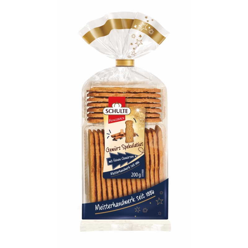 Galletas especiadas crujientes típicas