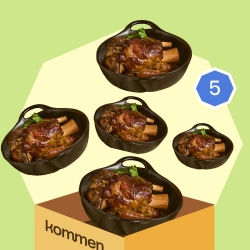 5 Cajas de Codillo Asado...