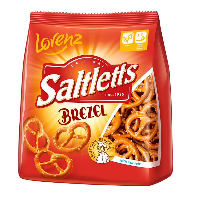 Mini pretzels salados Saltletts de Lorenz