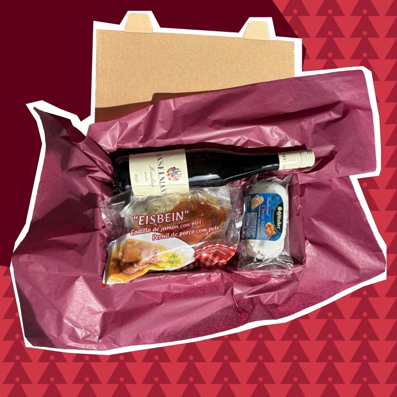 Cesta Exquisita Navidad: con producto 100% alemán
