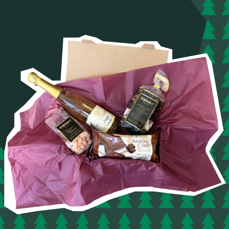 Cesta de Navidad con Dulces Alemanes