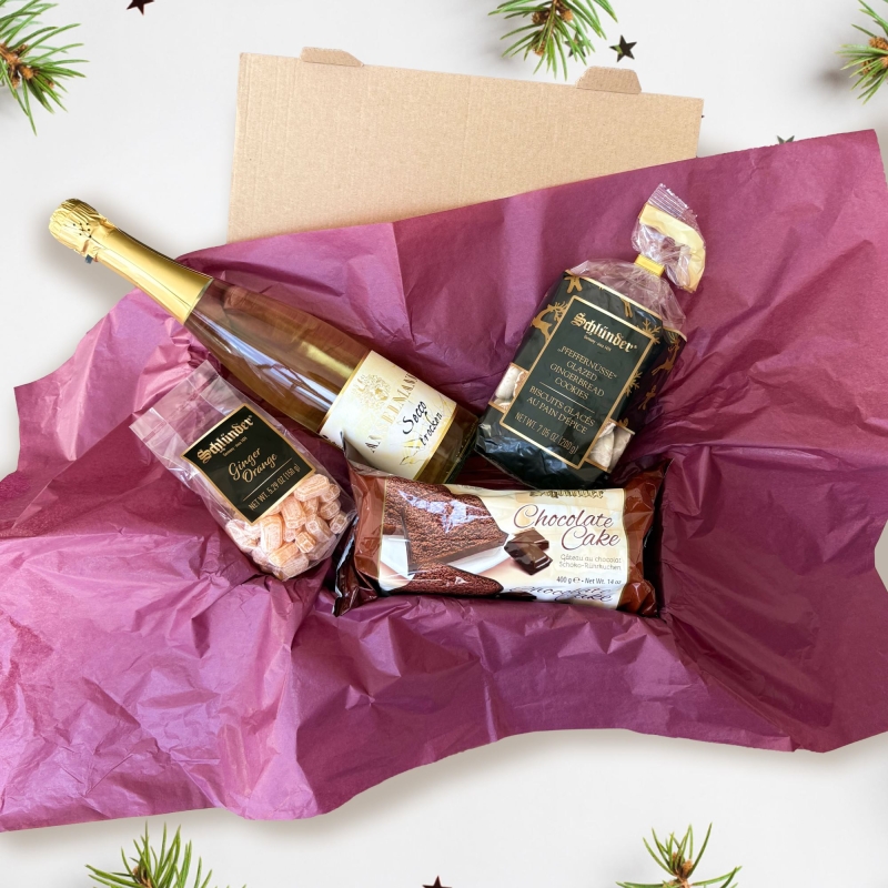 Cesta de Navidad con Dulces Alemanes