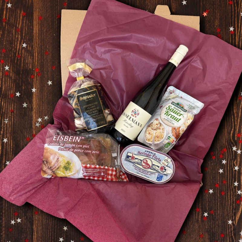 Cesta de Navidad Gourmet: con producto 100% alemán