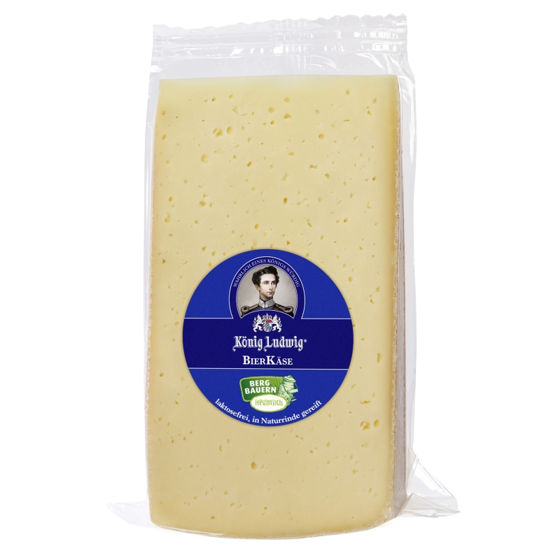 Queso a la cerveza Semicurado con leche de heno BierKäse Rebell