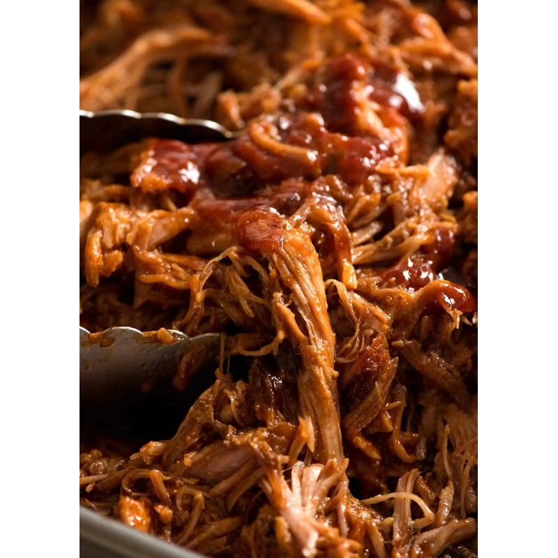 Pulled Pork sabor Barbacoa: cerdo Duroc deshilachado listo para consumir