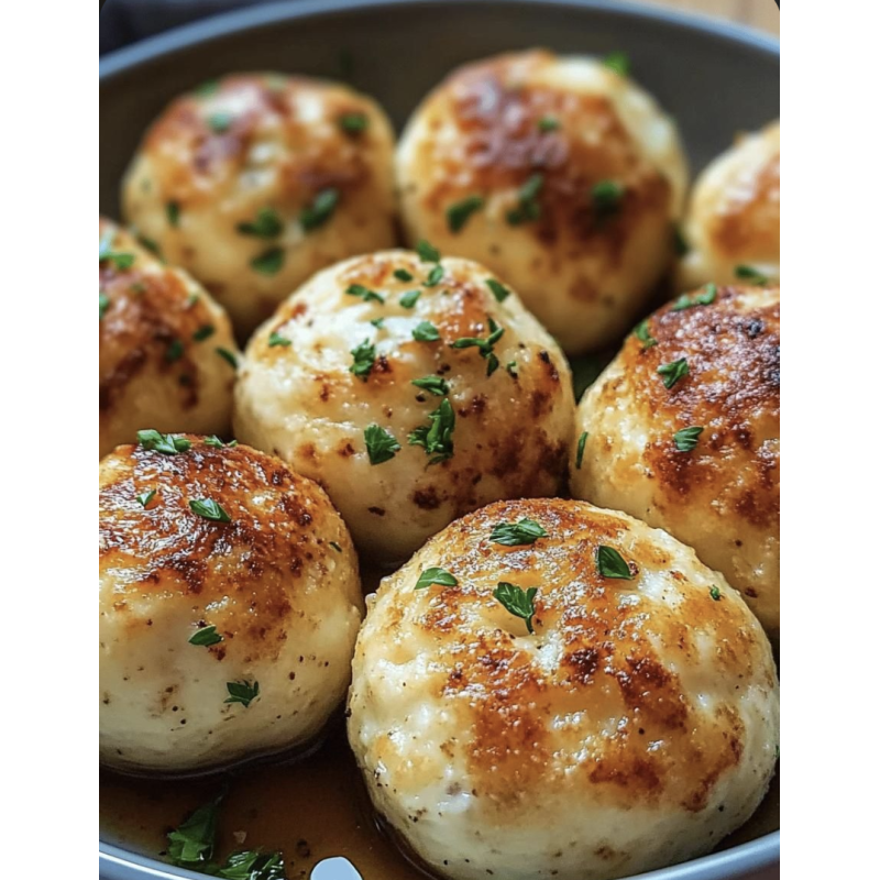 Knödel Cocidos de Patata (Gekochte Knödel)