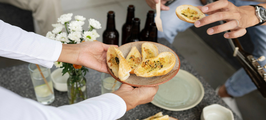 Ideas de comida y platos para preparar en un bautizo