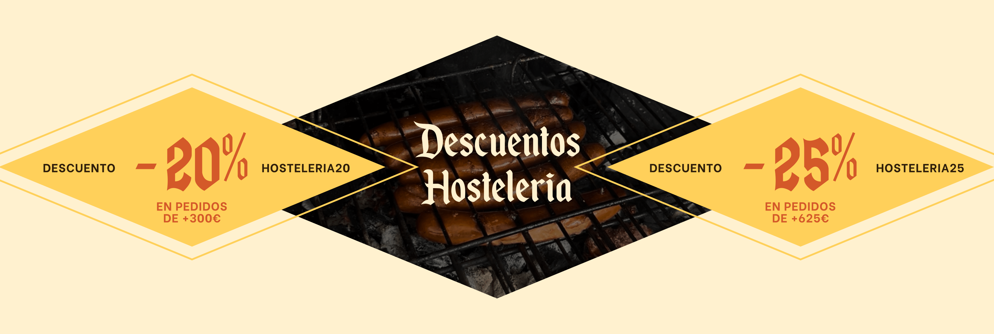 Descuentos hostelería Oktoberfest: 20% con HOSTELERIA20 (+300 €) y 25% con HOSTELERIA25 (+625 €)