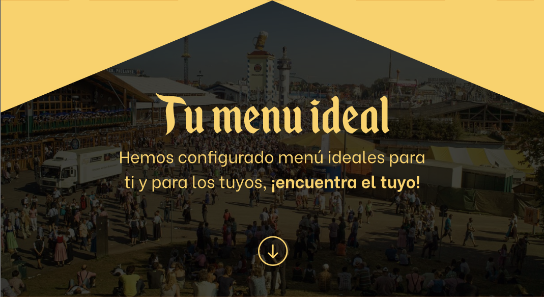 Tu menú ideal Oktoberfest: menús gourmet alemanes configurados para ti y los tuyos     